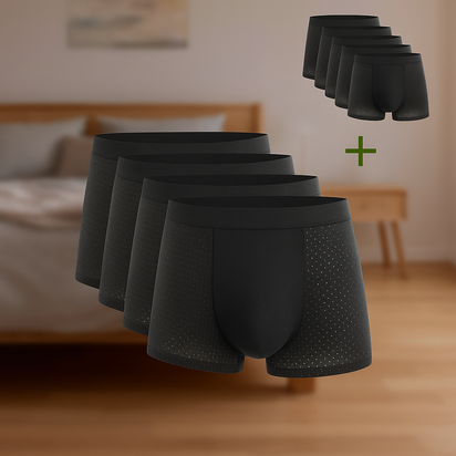 Luxueuze Ademenen Boxers voor Mannen blauw™5 stuks + 5 GRATIS