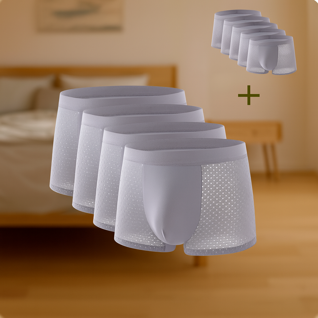 Luxueuze Ademenen Boxers voor Mannen blauw™5 stuks + 5 GRATIS