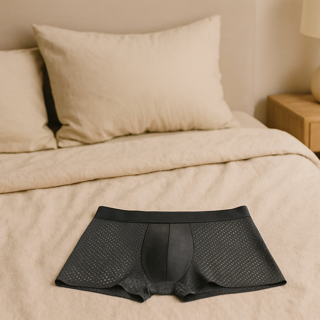 Luxueuze Ademenen Boxers voor Mannen Zwart™5 stuks + 5 GRATIS